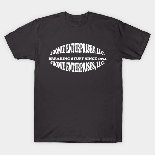 Joonie Enterprises, LLC: Breaking Stuff Since 1994 T-Shirt by Maries Papier Bleu